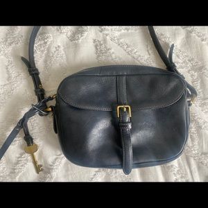 Fossil Leather Crossbody Purse 🖤✨